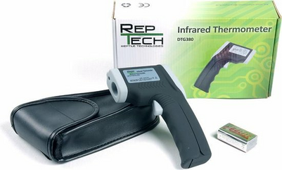 Reptech Infrared thermometer -20&deg; to 380&deg; 'Recupelbijdrage &amp; Bebat inclusief&rsquo;