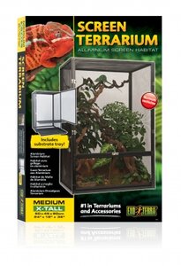 Ex FLEXARIUM aluminium draadgaas terrarium MEDIUM 60x45x90CM