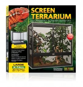 Ex FLEXARIUM aluminium draadgaas terrarium LARGE 90x45x90CM