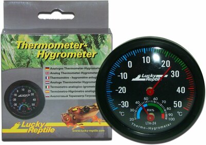 LR REPTILE THERMOMETER + HYGROMETER