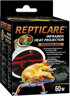 ZM REPTICARE INFRARED HEAT PROJECTOR 60w &#039;Recupelbijdrage inclusief&rsquo;