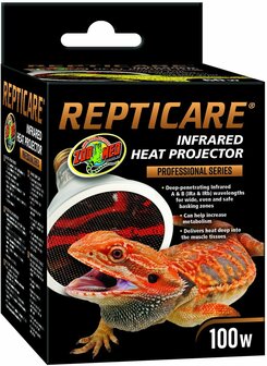 ZM REPTICARE INFRARED HEAT PROJECTOR 100w &#039;Recupelbijdrage inclusief&rsquo;