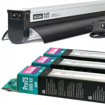 Arcadia | Pro T5 UVB Kit, 6% UV Lamp | 39W &#039;Recupelbijdrage inclusief&rsquo;