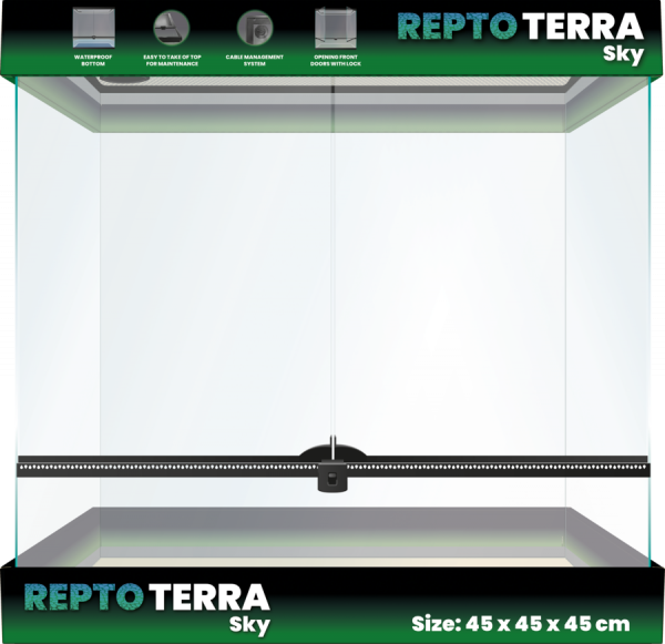 Repto Glazen Terrarium 45x45x45cm