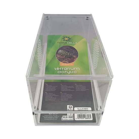 Terrarium acryl Transparant 20x10x10cm