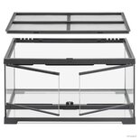 Exo Terra Pro terrarium Zwart 60x45x30cm